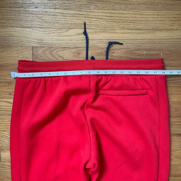 Nike MENS Tech Fleece Joggers Pants Cuffed University Red Black Sweatpants XL - Picture 11 of 12